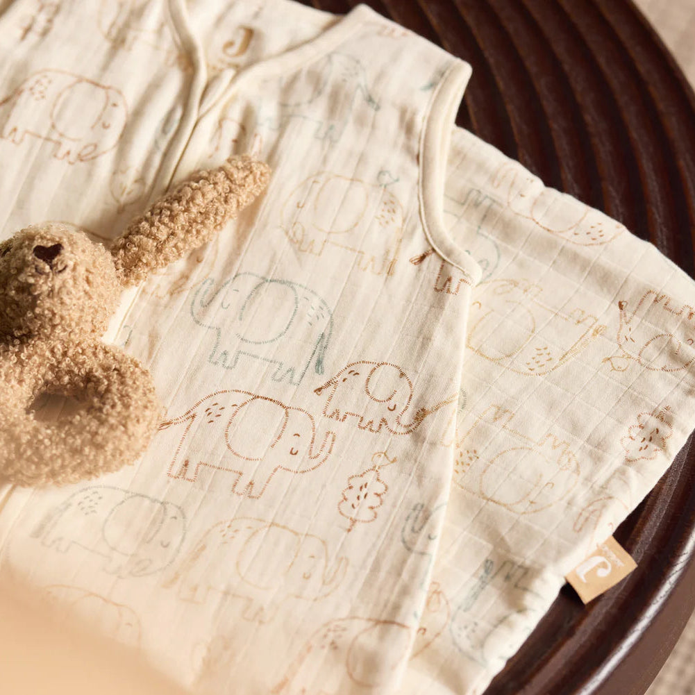 Jersey Sleeping Bag - Elephant Tales