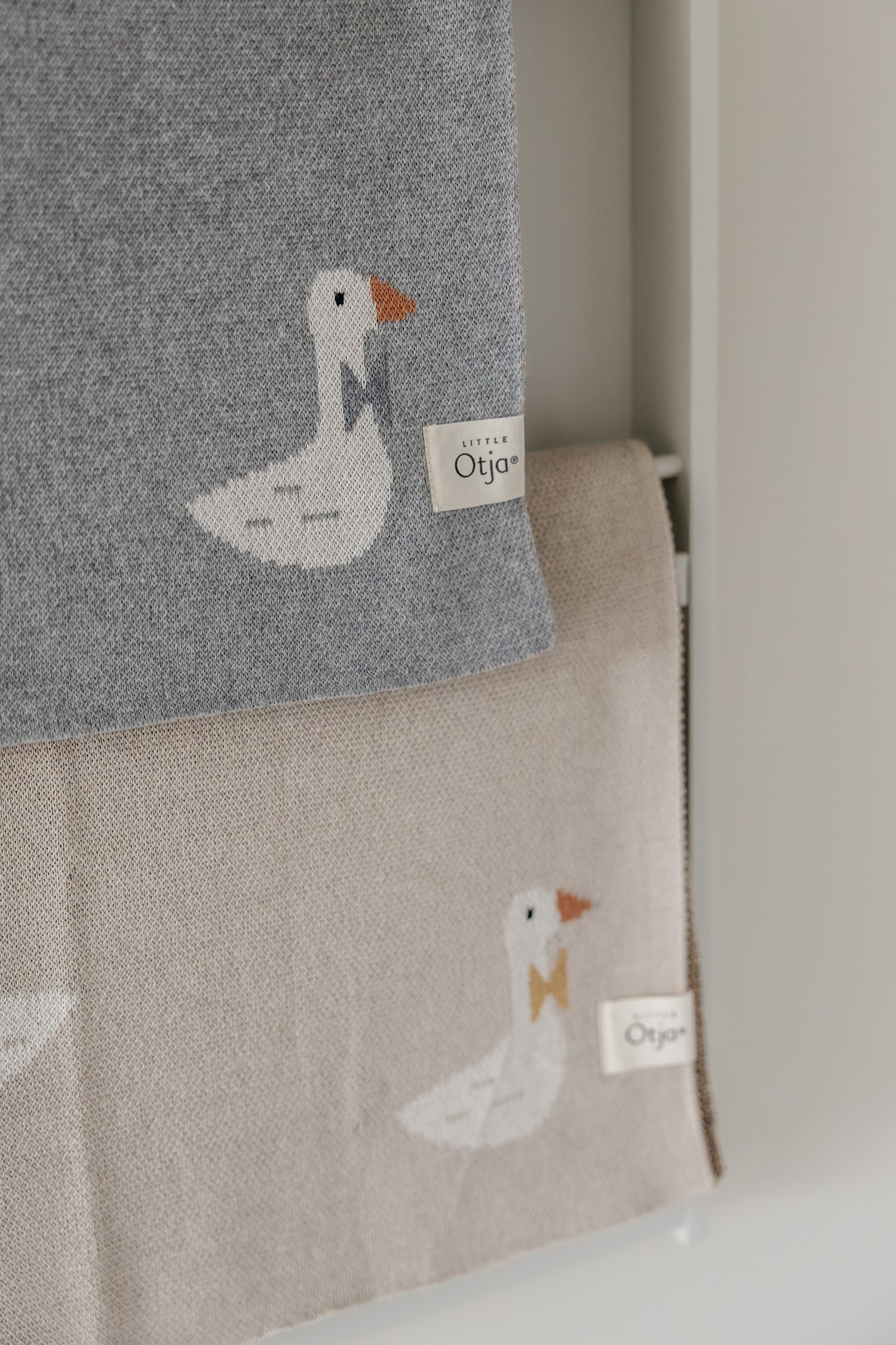 Mini Blanket Goose, Beige