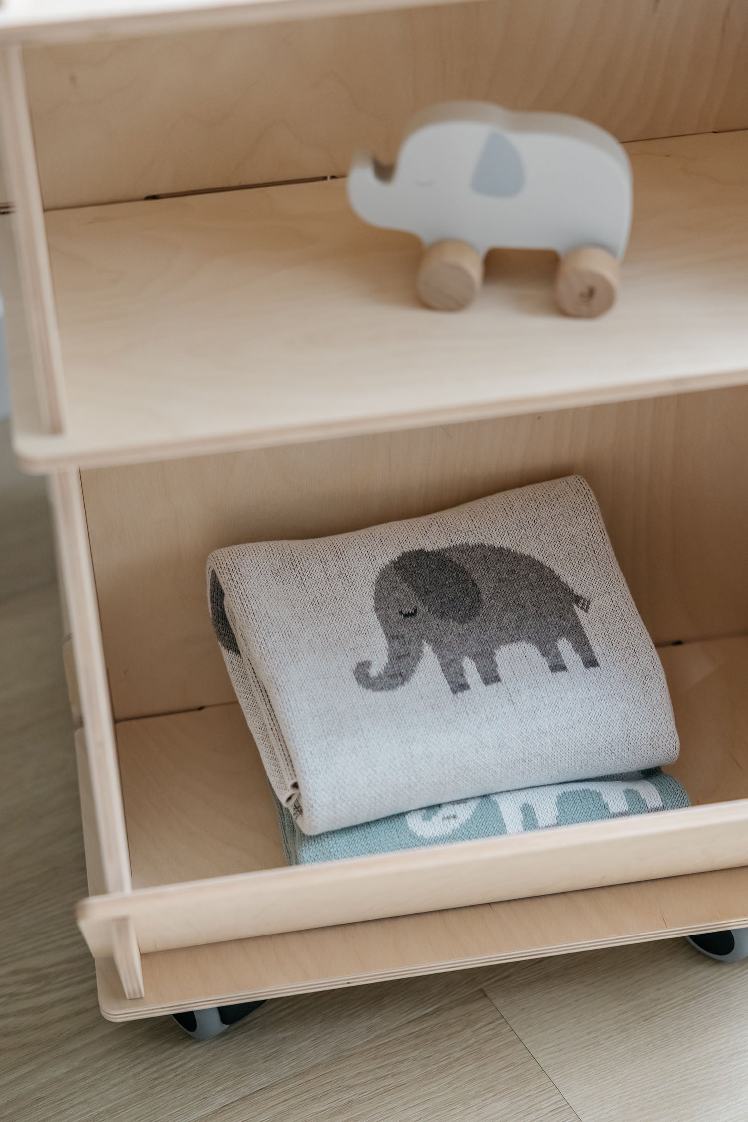 Wooden Elephant on Wheels, Jungle Jambo