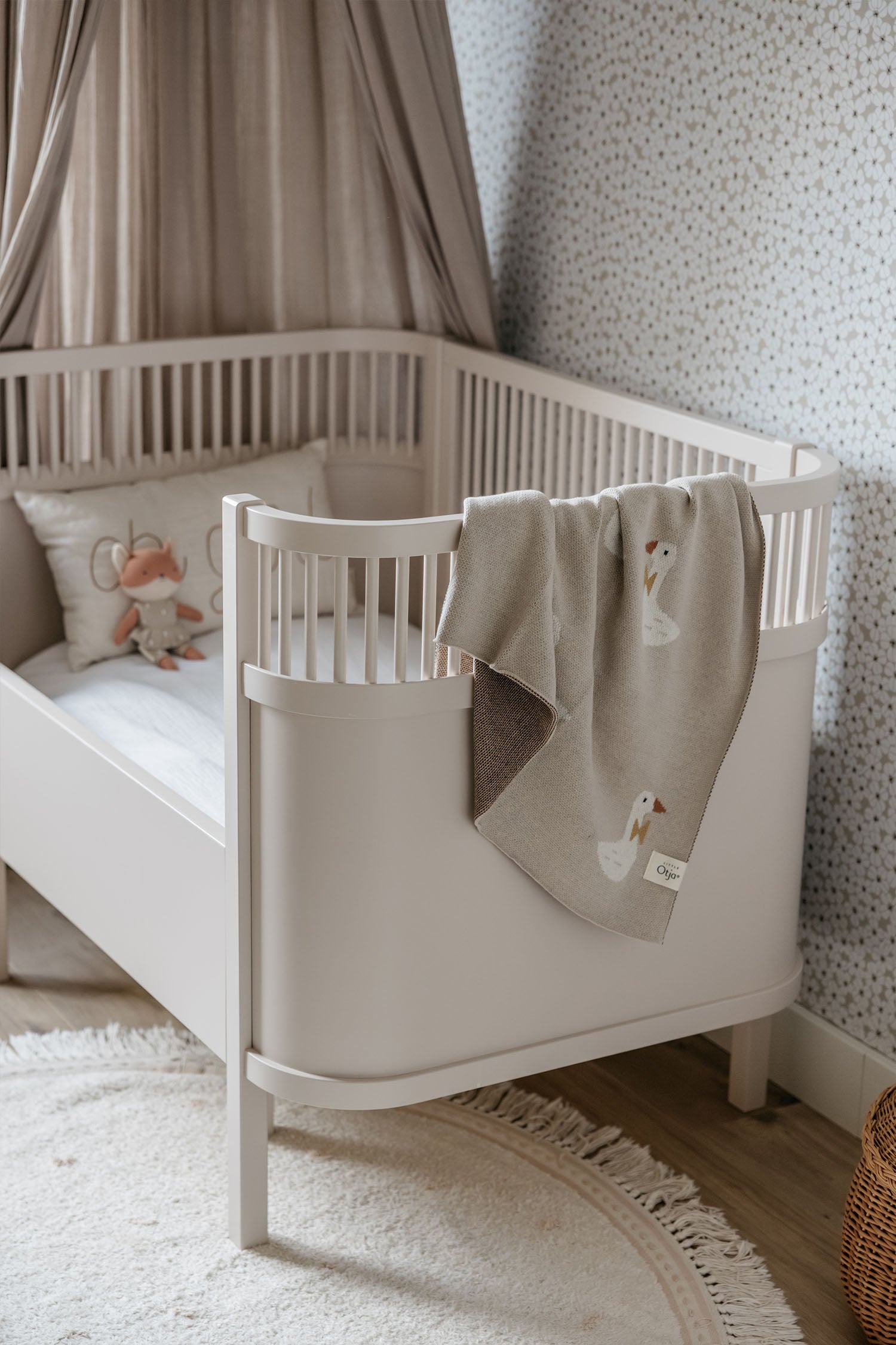 Mini Blanket Goose, Beige