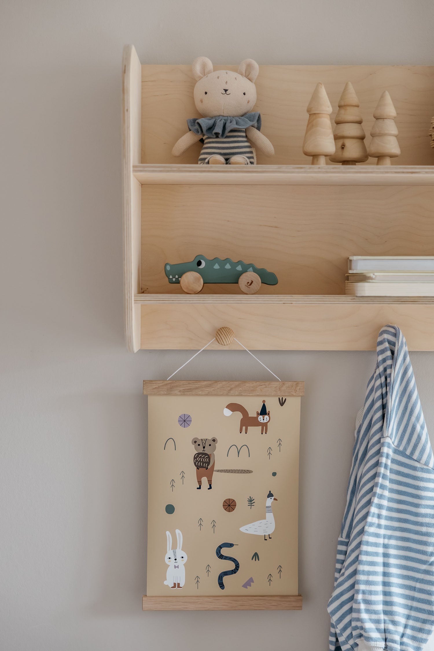 Otroški plakat Gozdna druščina