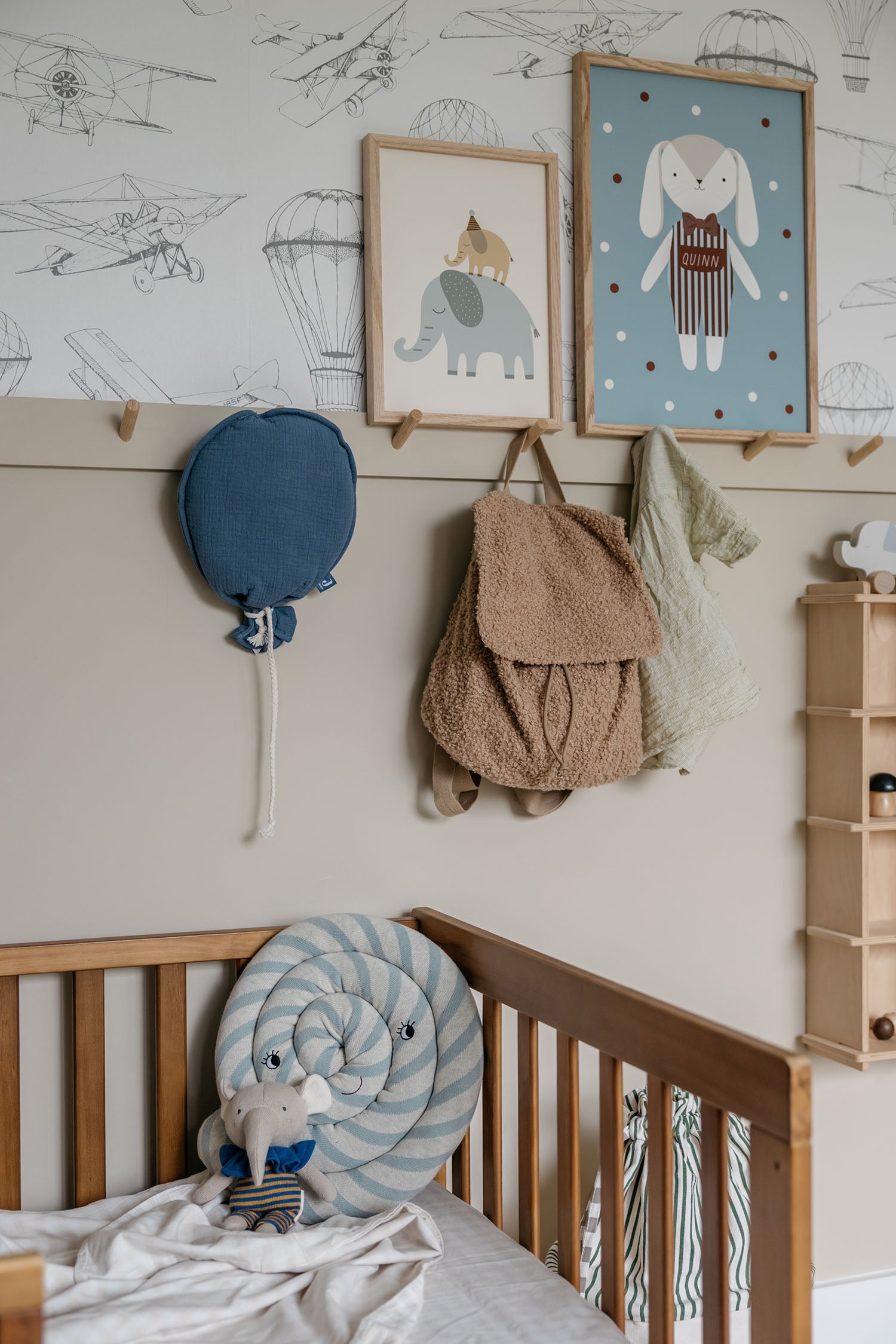 Lollipop Cushion, Blue