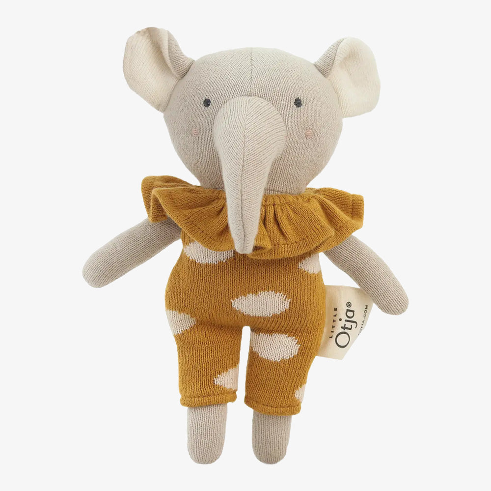 Elephant Juno Knitted Toy & Matching Custom Poster Set