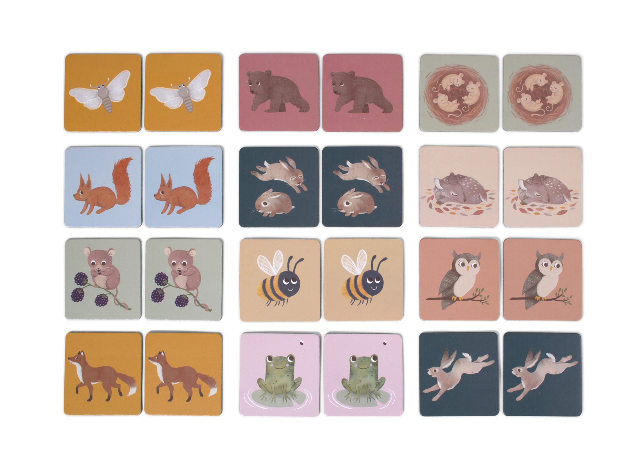 Memo game - Nordic animals