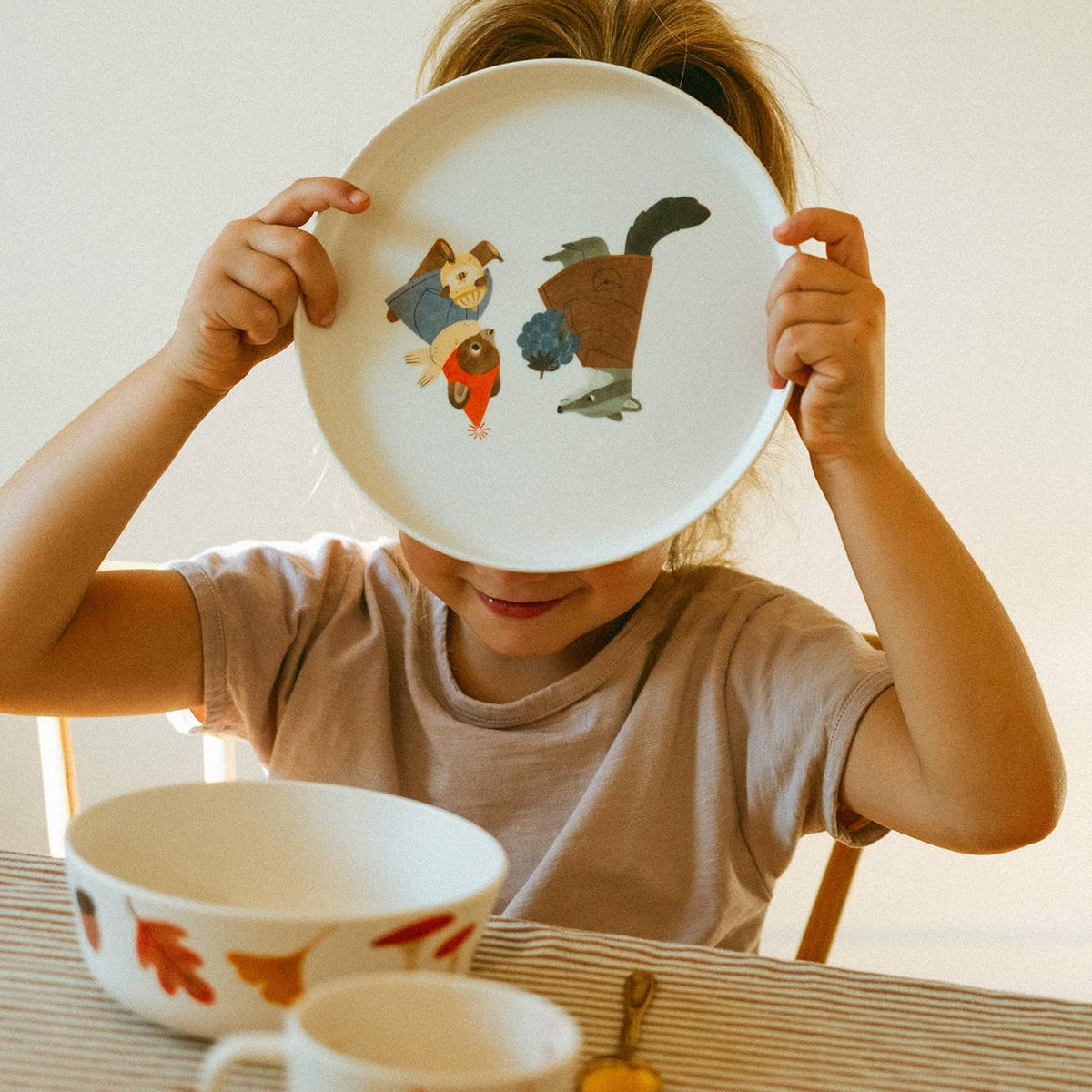 Children's plate - Forest Animals