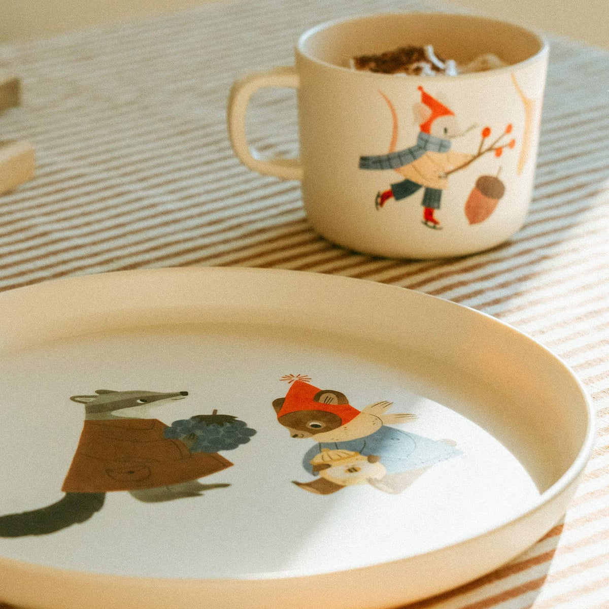 Children's plate - Forest Animals