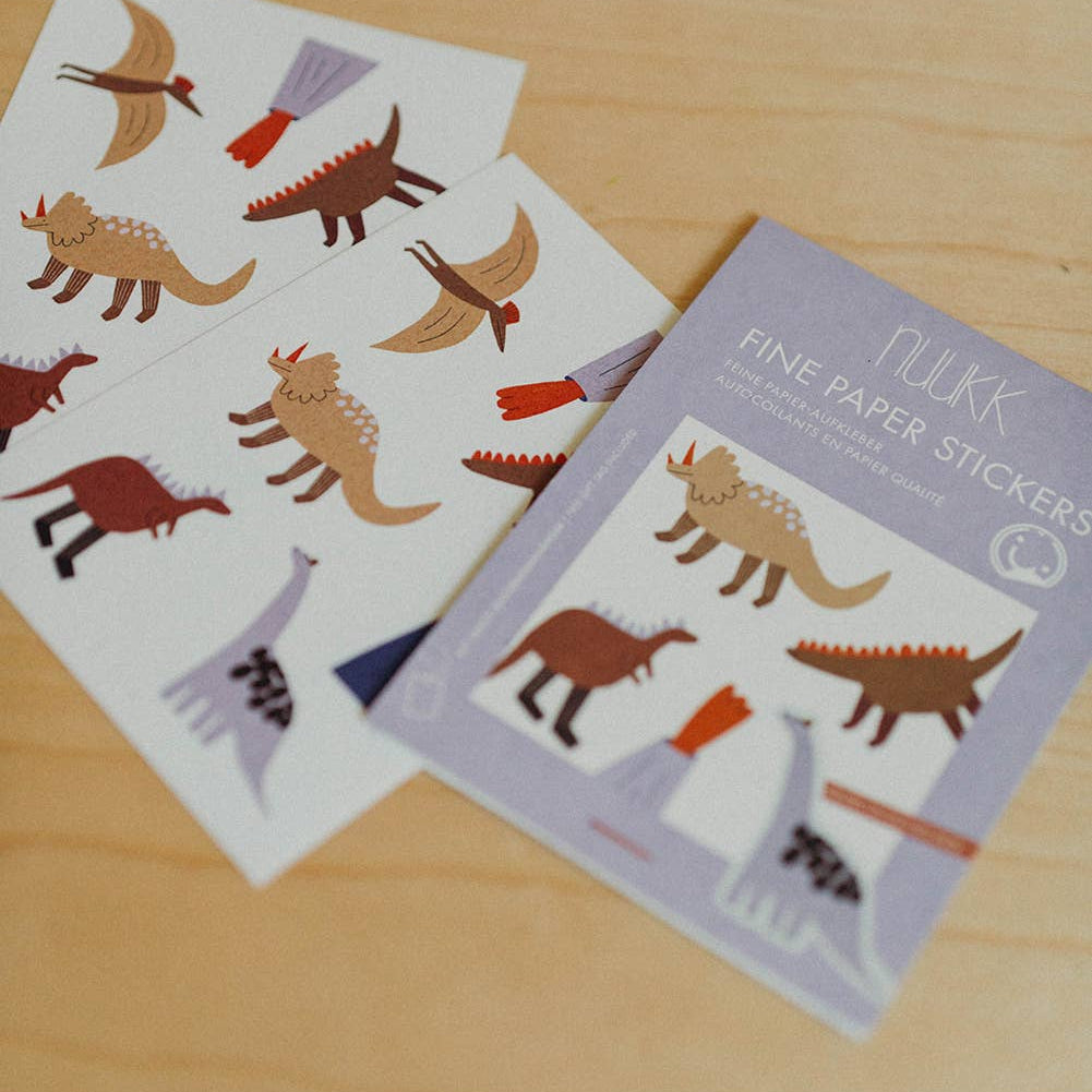 Sticker sheet Dinosaurs, 3 sheets