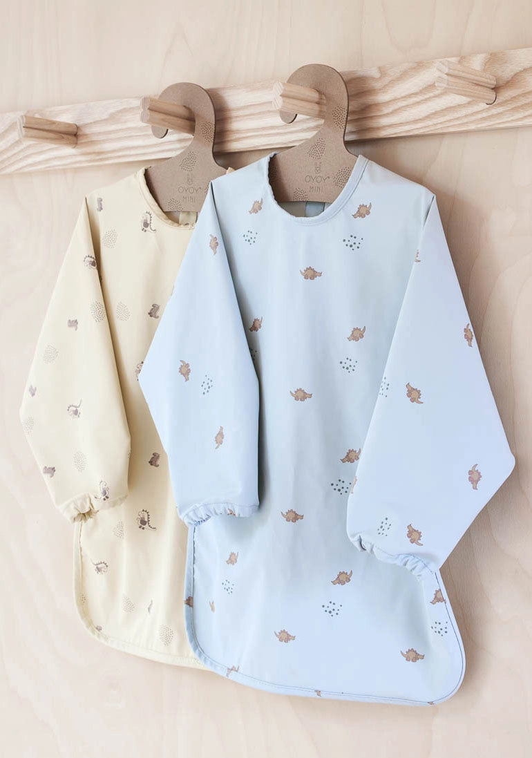 Dino Cape Bib, Dusty Green