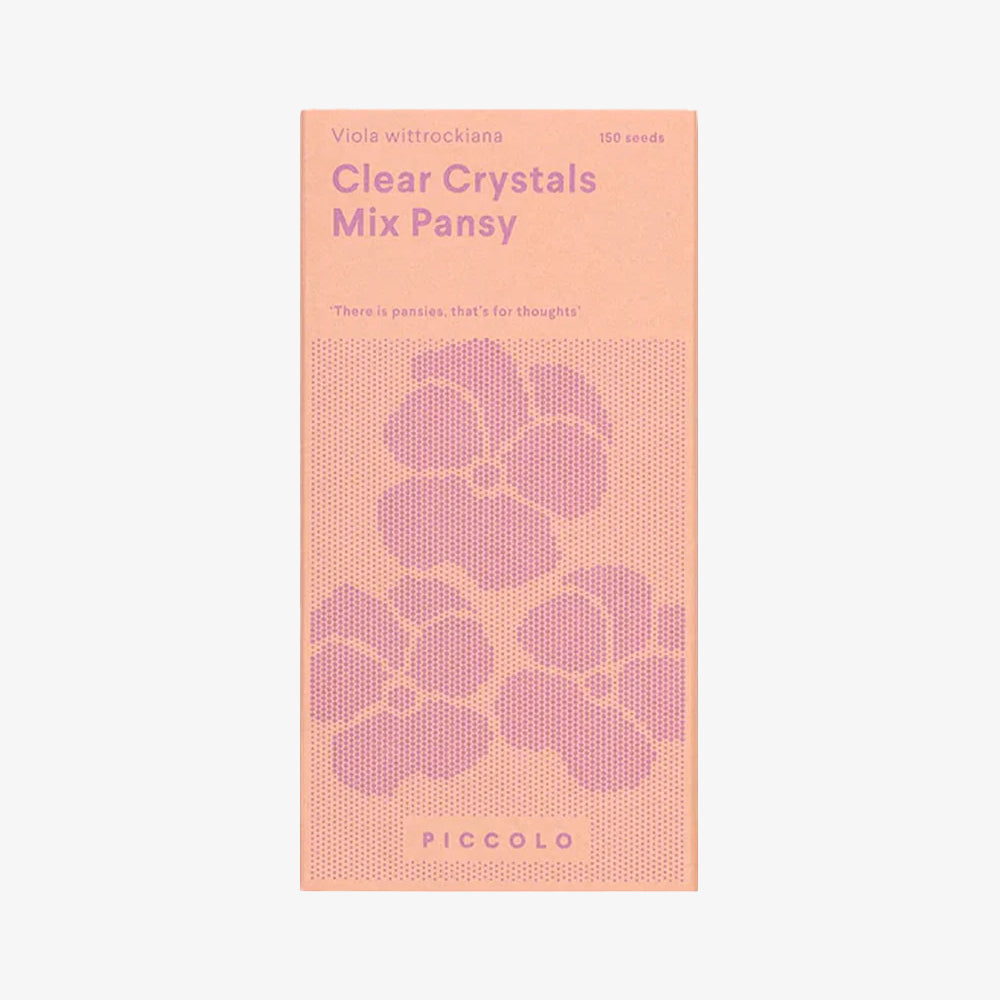Pansy Clear Crystals Mix