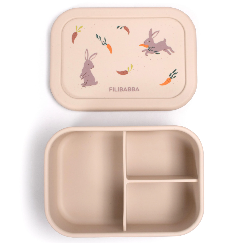 Silicone lunch box - Toasted Almond