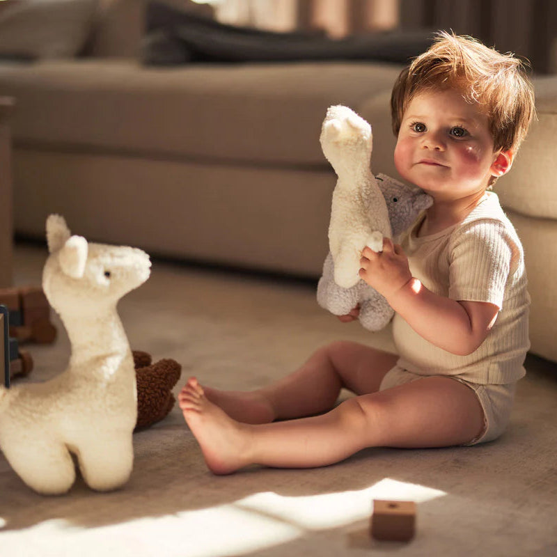 Stuffed Animal Lama Off-White