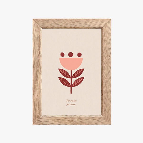 Framed Artwork, A Flower Just for You