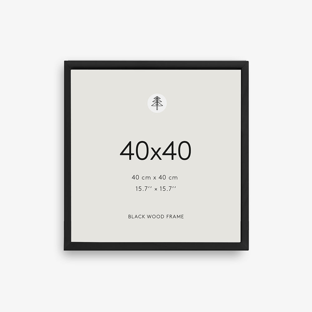 Black Picture Frame, 40x40