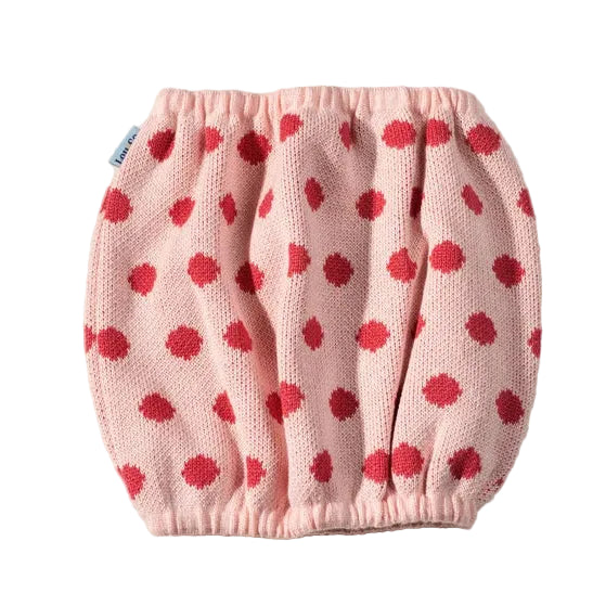 Pleten ovratnik za psa - Pink Dots