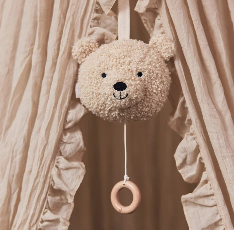 Musical Toy - Teddy Bear, Naturel