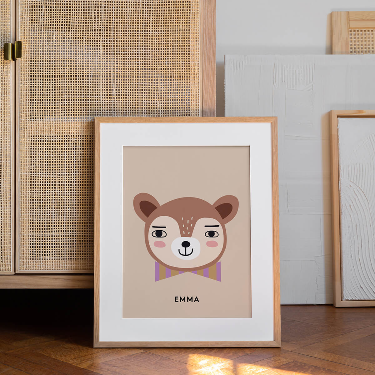 Custom Deer Poster, Hazelnut