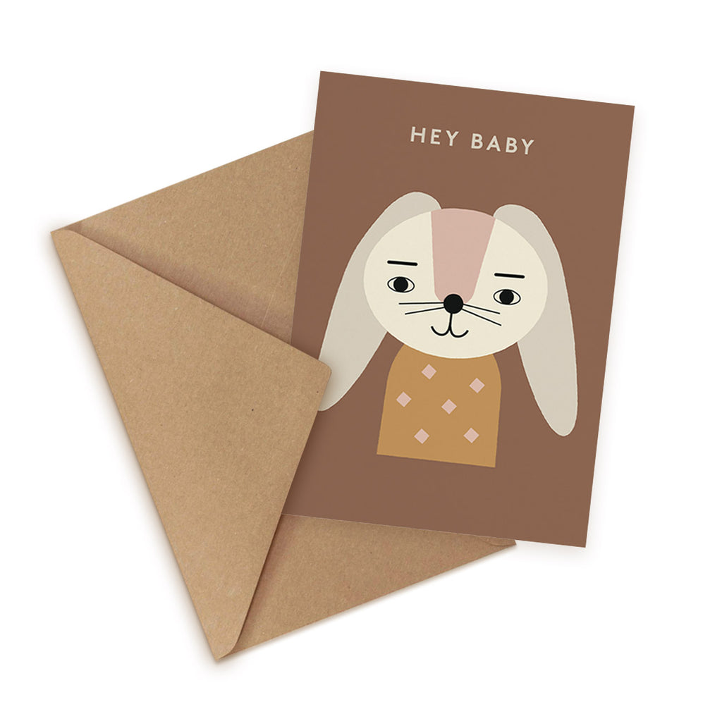 Hey Baby Greeting Card (7021618266283)
