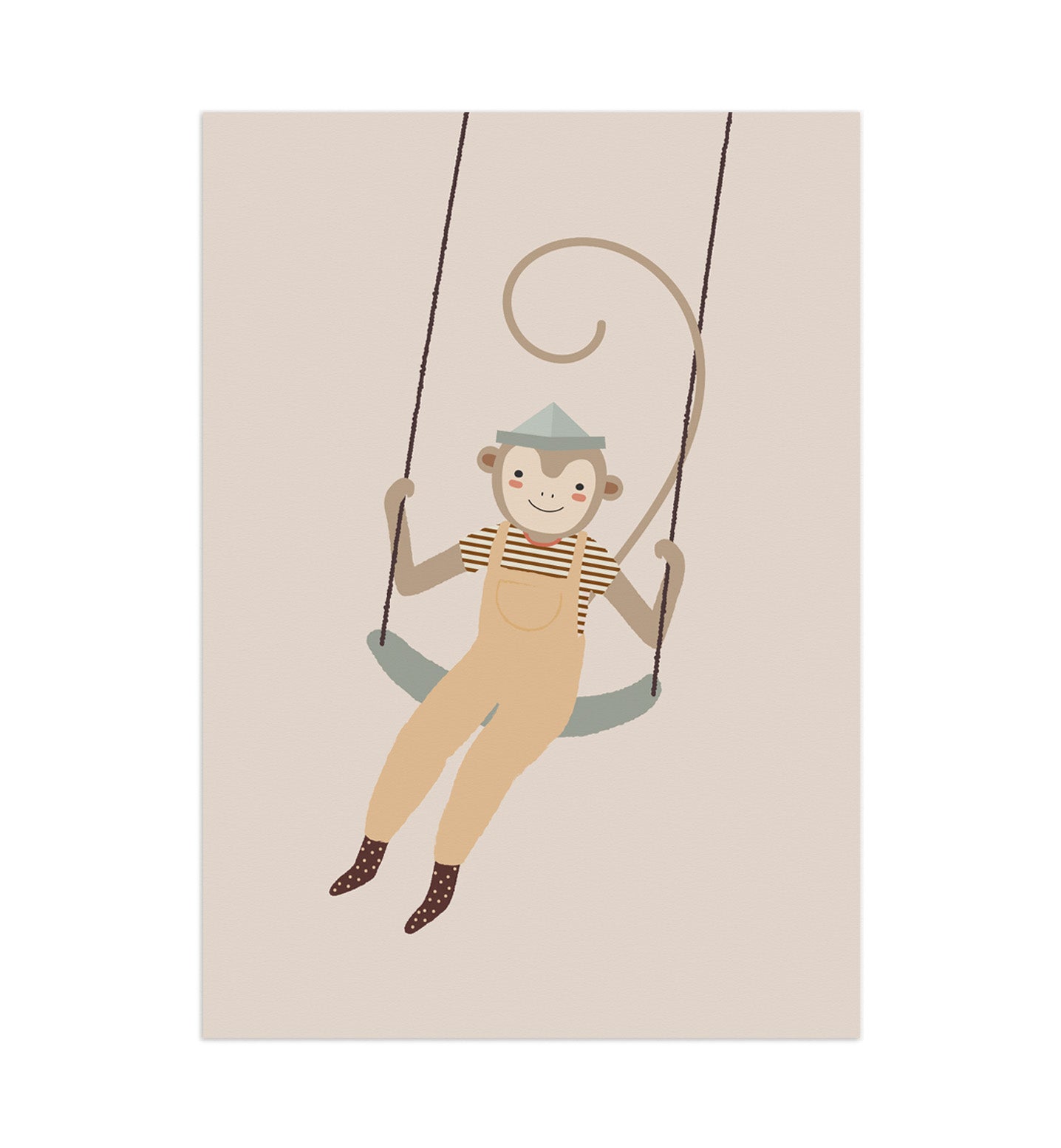 Monkey Swing Art Print (6941826121899)