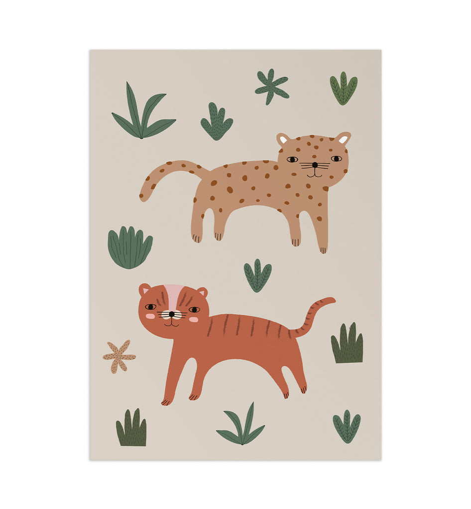 Wild Cats Art Print (4821301624903)