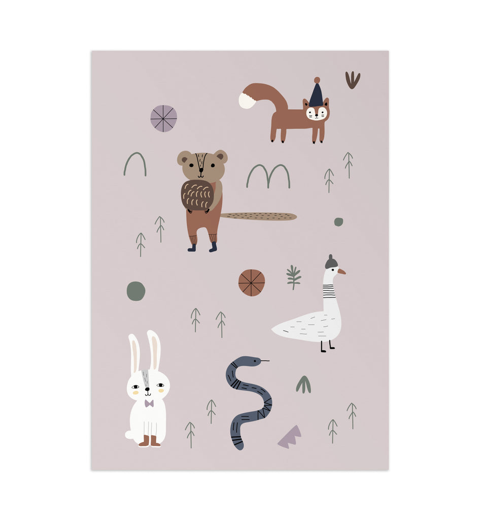 Forest Bunch Art Print (4592903094343)