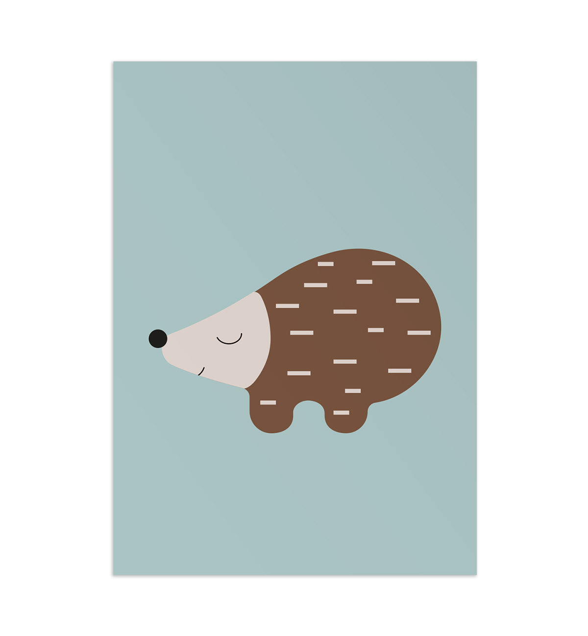 Happy Hedgehog Poster