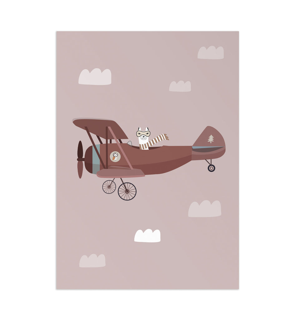 Llama Aviator Art Print (6172646506667)