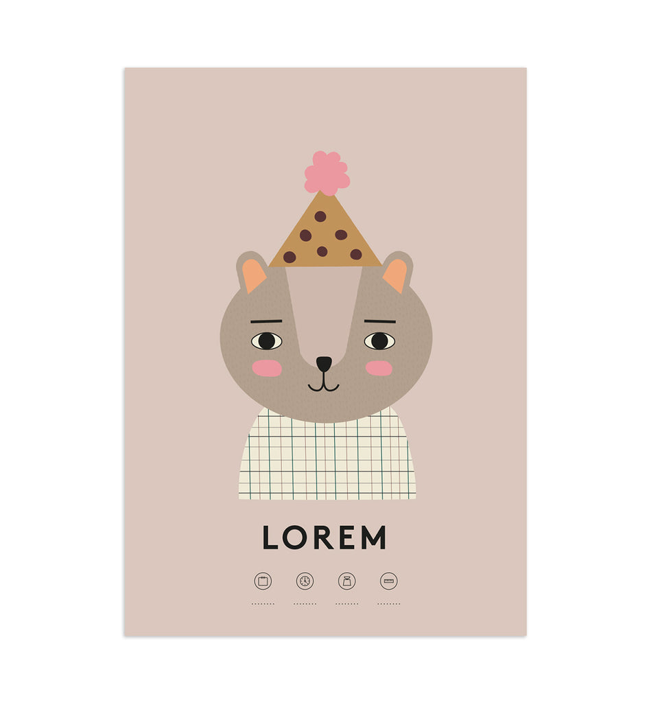 Baby Lorem poster
