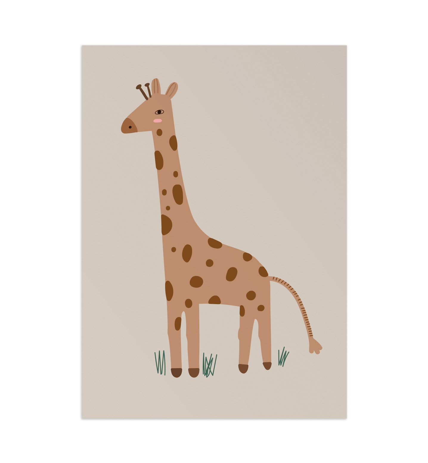 Giraffe Art Print (6561045315755)