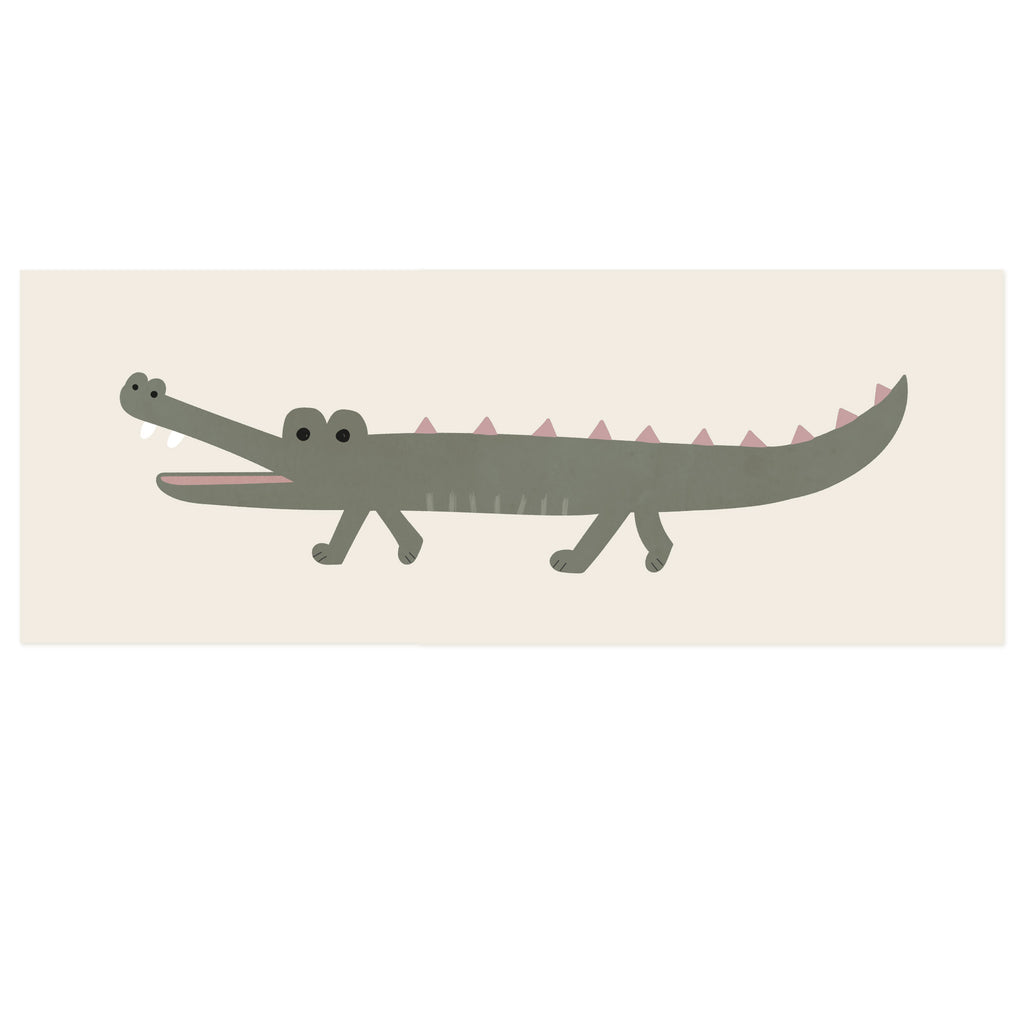 Crocodile Art Print (7021109477547)