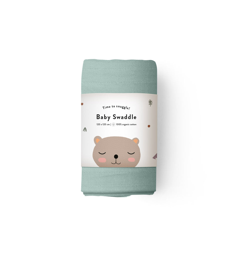 Baby Swaddle Maxi — Teal (6843454095531)