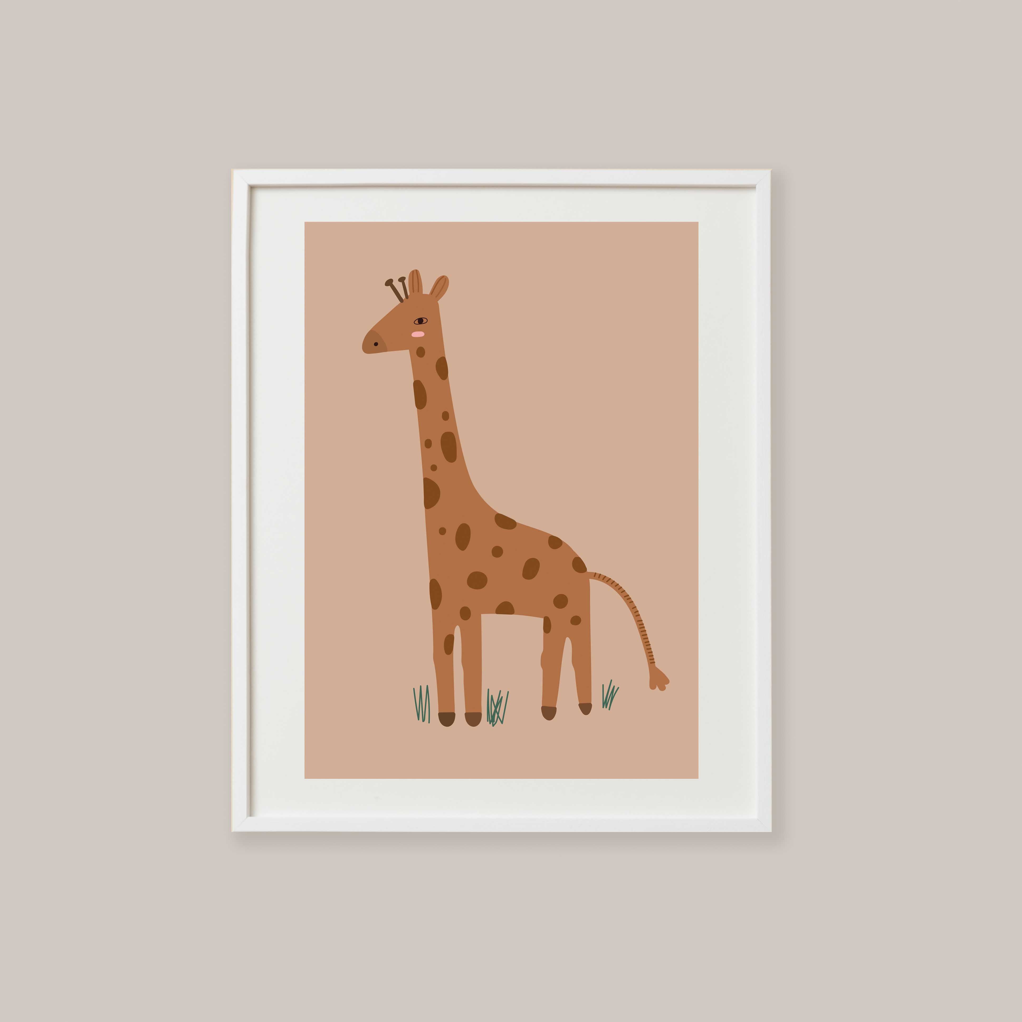 Giraffe Art Print (6561045315755)