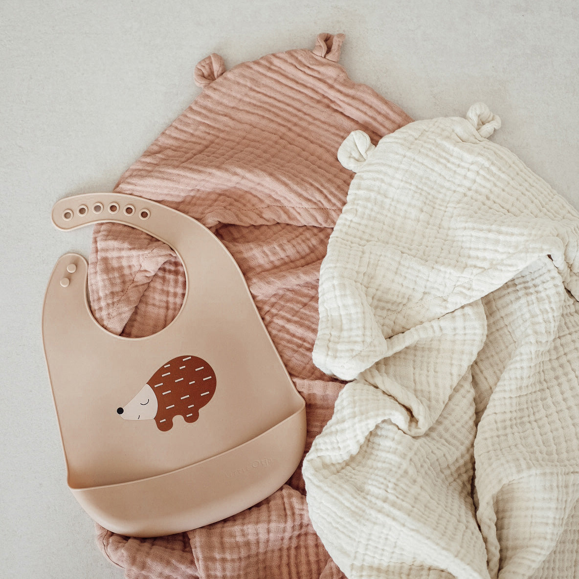 Otroška brisača s kapuco, almond