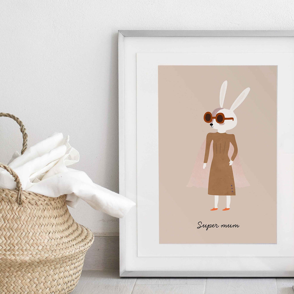 Super Mum Art Print (6548730970283)