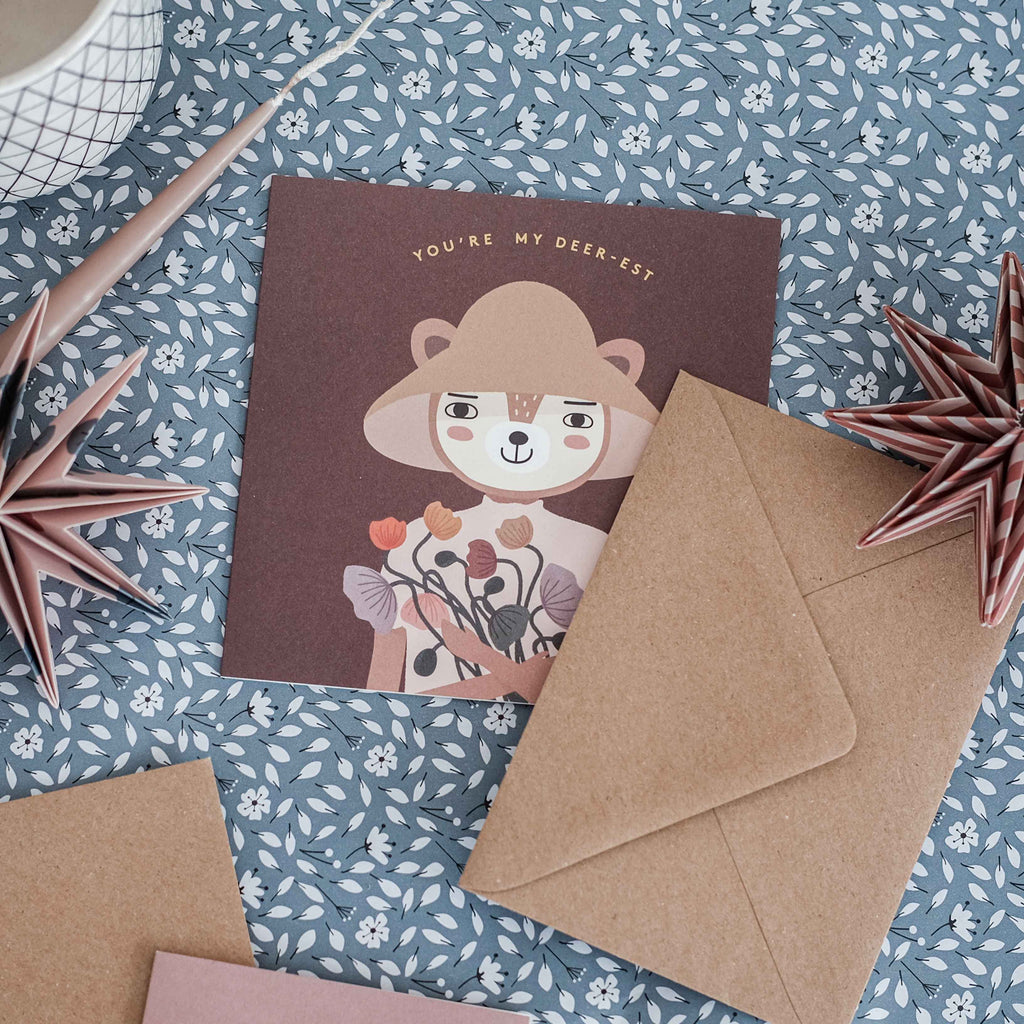 You Are My Deer-est Greeting Card (6219969101995)