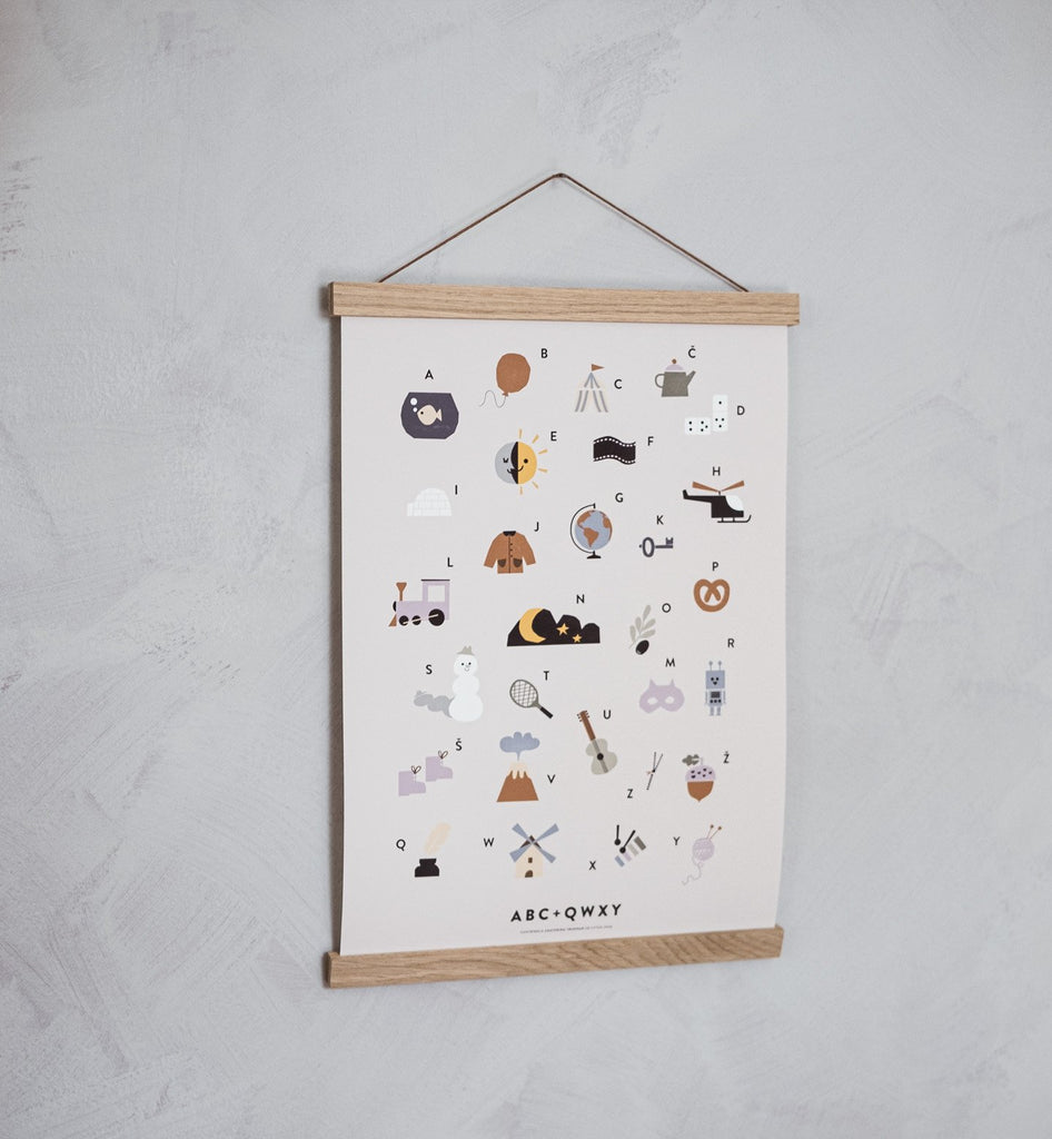 Magnetic Frame for A3 format Oak Wood (6070126018731)
