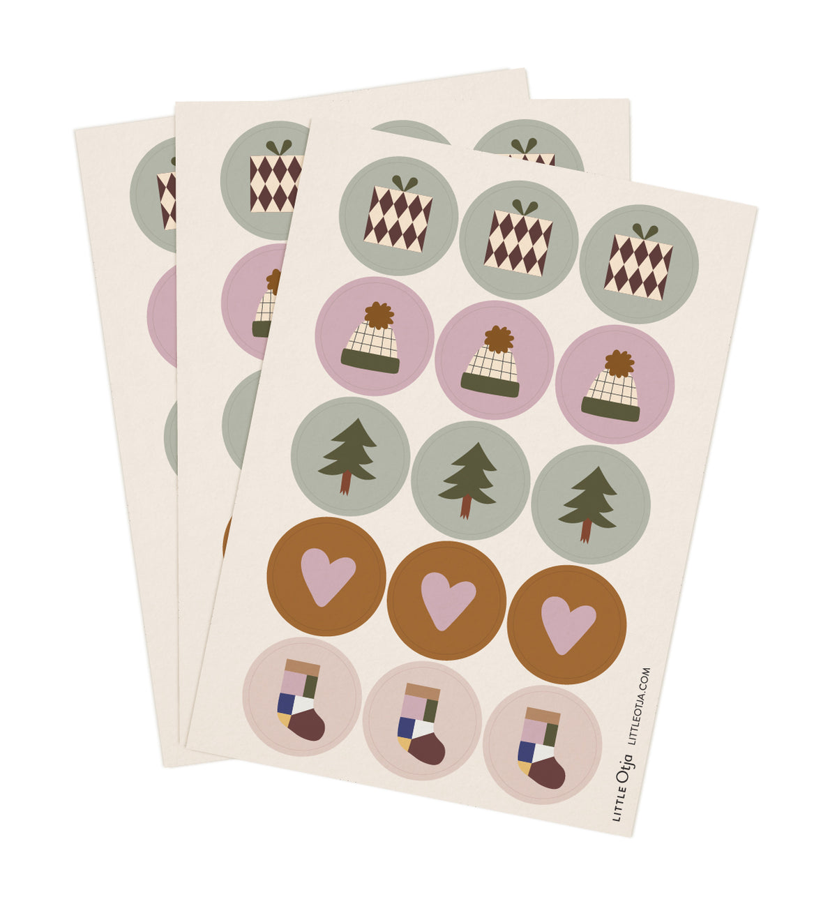 Decorative Sticker Set, Winter – Little Otja