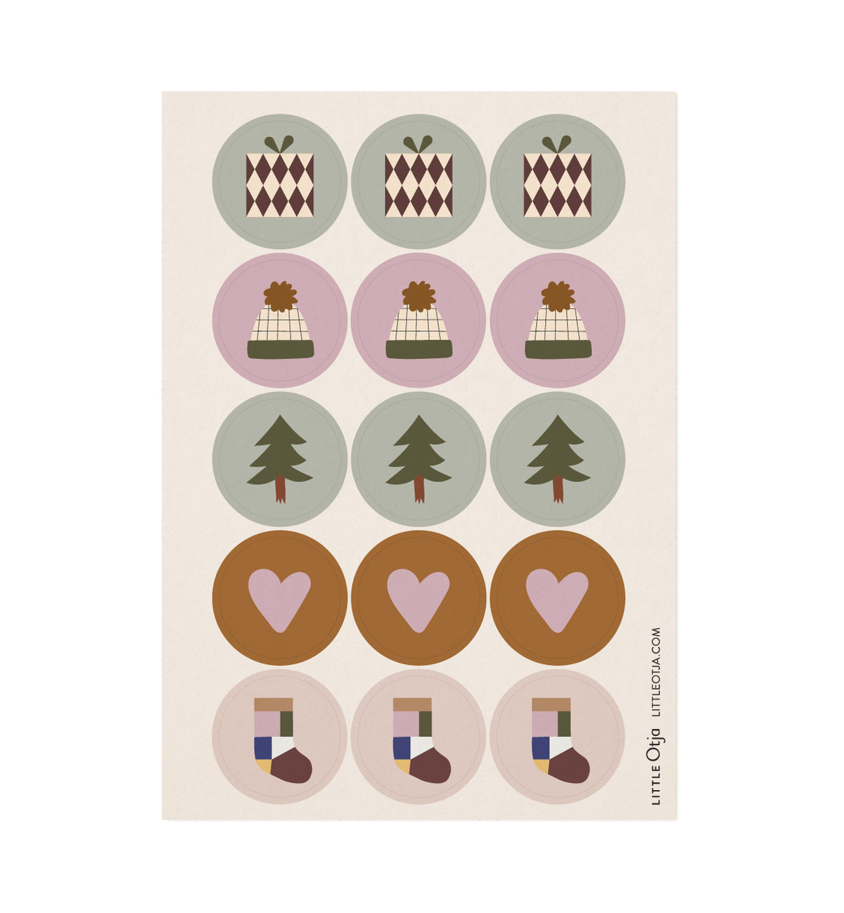 Decorative Sticker Set, Winter – Little Otja